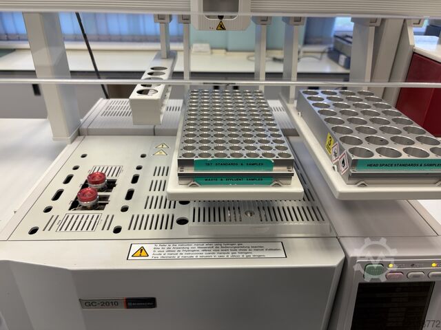 Gas Chromatograph Mass Spectrometer Shimadzu GC-2010 PLUS / GCMS-QP2020 / AOC-5000