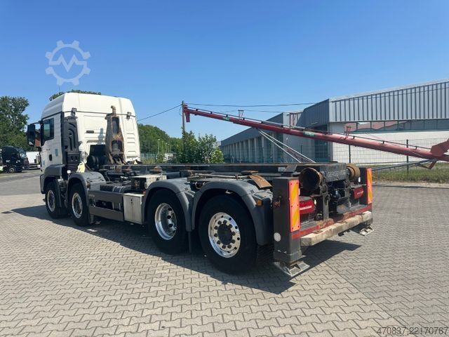 Roll-off tipper truck MAN TGS 35.460 / 8x2-6 / Silo / Gergen **2 x Stück**