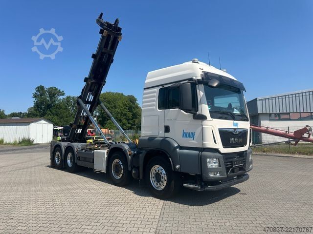 Roll-off tipper truck MAN TGS 35.460 / 8x2-6 / Silo / Gergen **2 x Stück**