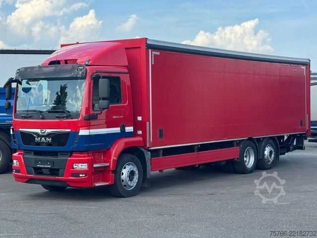 LKW mit Getränkeaufbau MAN TGM 26.340 L / LBW / 2xAHK / LENKACHSE / 22 PAL