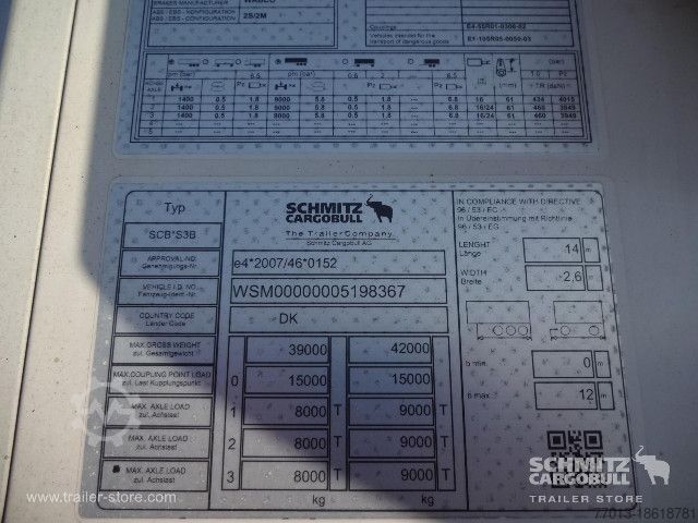 Kühlauflieger Schmitz Cargobull Reefer Standard Double deck