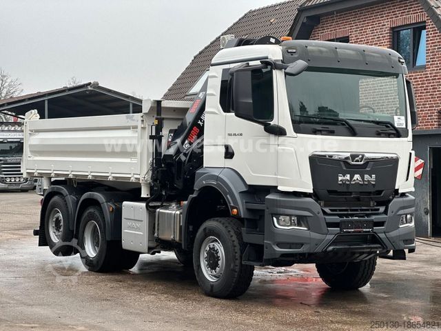 Dreiseitenkipper LKW MAN TGS 28.430 6x4-4,DSK, HIAB Ladekran *NEU*