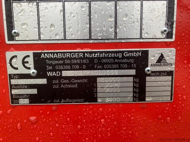 Slurry technology Annaburger HTS 20K.27 Güllewagen