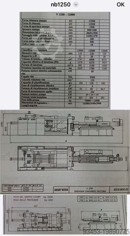 Injection press NEGRI BOSSI V 1250