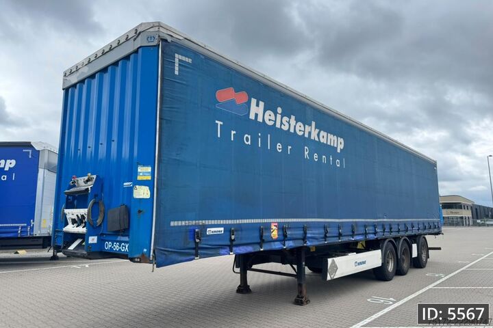 Sliding tarpaulins Krone SD / Steering axle / Lift axle / Mounted forkli...