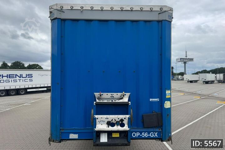 Sliding tarpaulins Krone SD / Steering axle / Lift axle / Mounted forkli...