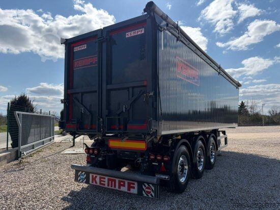 Tipper semitrailer KEMPF SKM 39/3, ALU-KASTENMULDE 51M³ ROLLPLANE  KOMBIKLAPPE, ALCOA