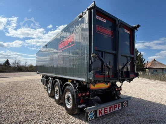 Tipper semitrailer KEMPF SKM 39/3, ALU-KASTENMULDE 51M³ ROLLPLANE  KOMBIKLAPPE, ALCOA
