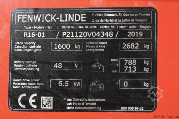 Reachtruck Linde R 16