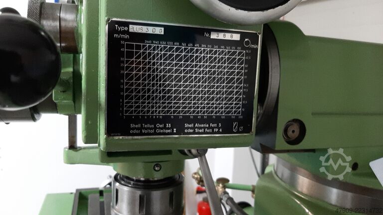Tool milling machine Alzmetall Bohr und Fräsmaschine Plus 3DG 