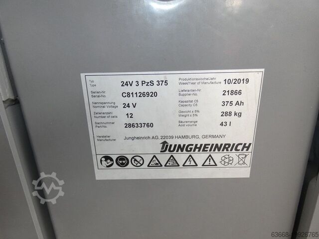 Deichselstapler Jungheinrich EJC 212 - 430 DZ