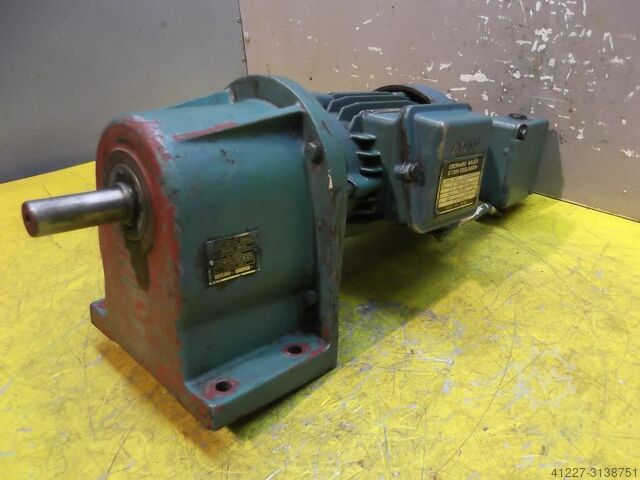 Gear motor 0.075 kW 14.5 rpm Bauer DK680/163L