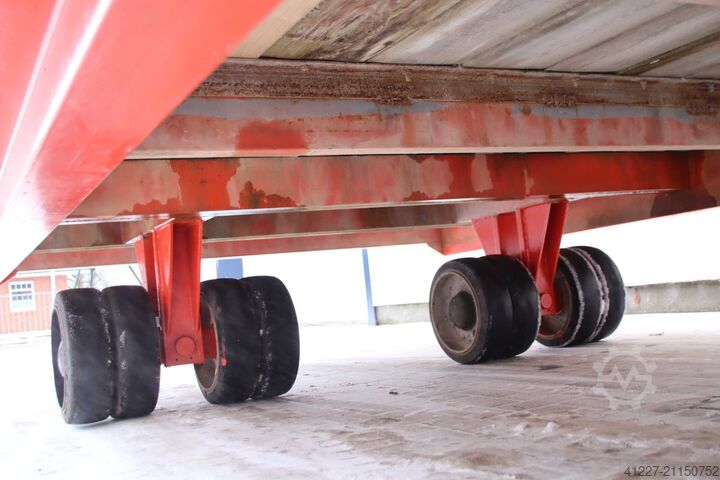 Heavy-duty transport vehicle 20 tons Plan 6520/2500/H755 mm