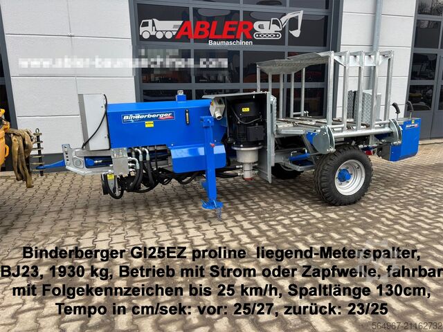 Holzspalter Binderberger GI25EZ proline liegend-Meterspalter
