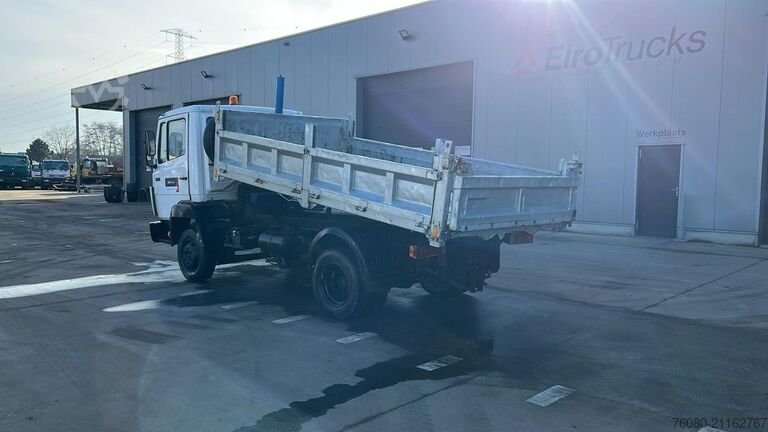 3-Seiten-Kipper Mercedes-Benz 814 (3 WAY TIPPER / MANUAL PUMP / POMPE MANUELL...