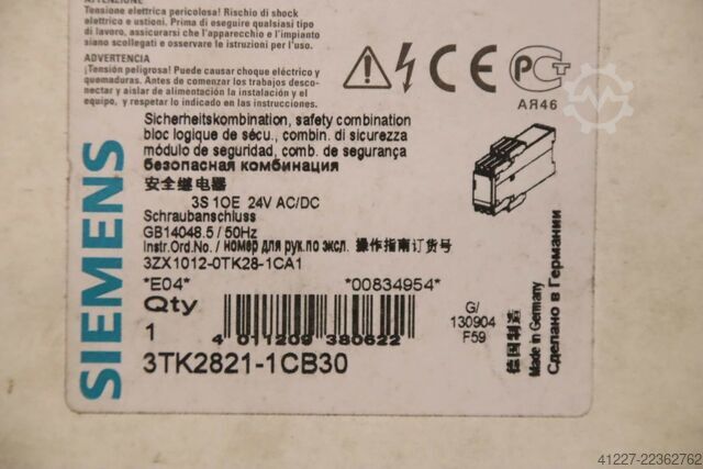 Sicherheitsrelais Siemens 3TK2821-1CB30