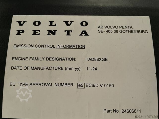 Generator set Volvo TAD882GE - 275 kVA Stage V Generator - DPX-19029