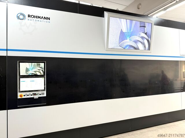 Adaptive Multi-Tool Laserroboterzelle Rohmann-Automation GmbH LaserCubeX GIGA