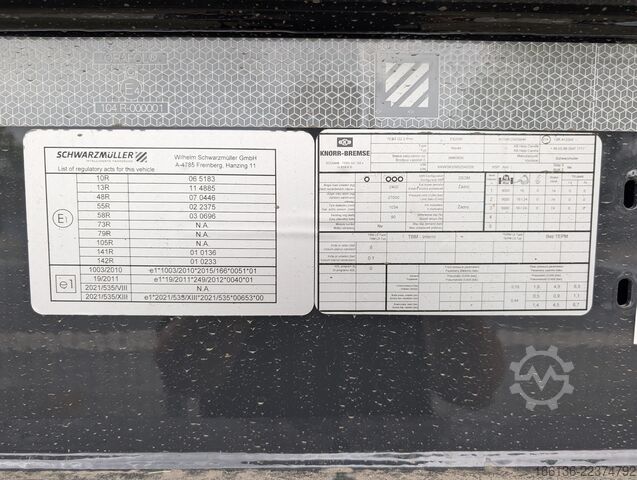 Semi-tipper trailer Schwarzmüller 3-Achs Stahlkipper ca. 24 m³ - D21K0