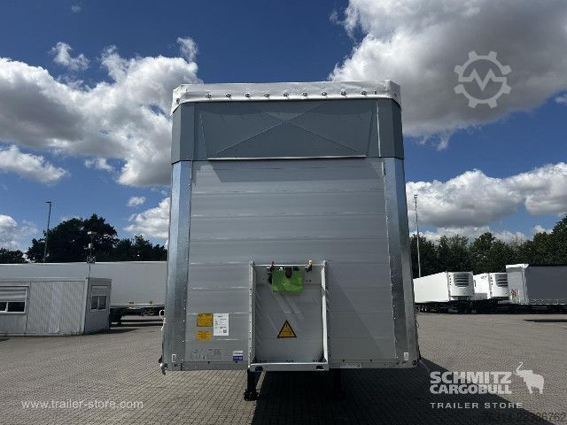 Open semitrailer with tarp Schmitz Cargobull Curtainsider Mega Getränke