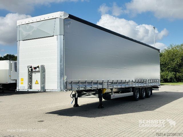 Open semitrailer with tarp Schmitz Cargobull Curtainsider Mega Getränke