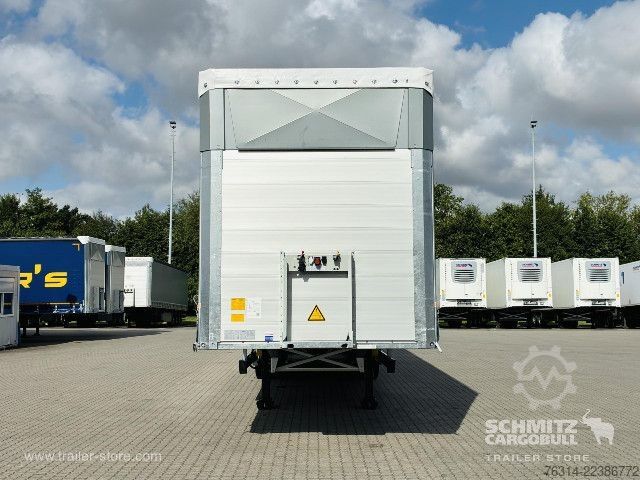Open semitrailer with tarp Schmitz Cargobull Curtainsider Mega Getränke