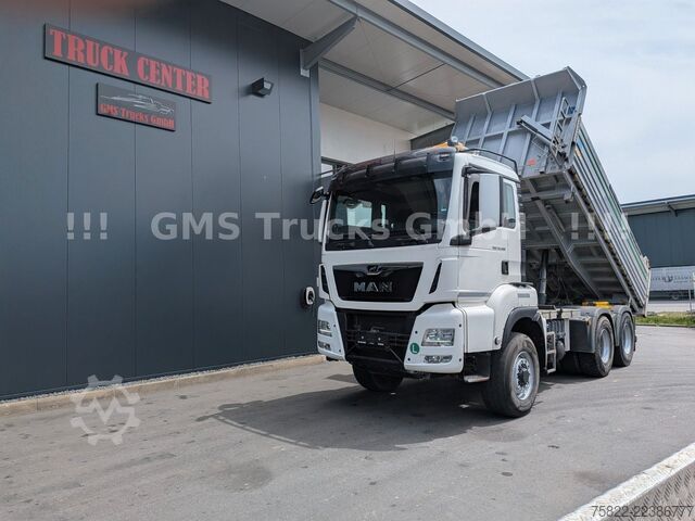 Three-sided tipper truck MAN TGS 33.500 / Manual /Meiller BORDMATIK/WENIG KM