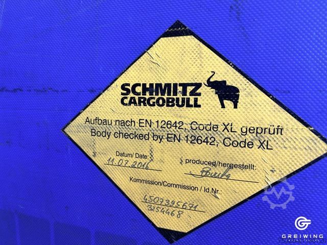Open semitrailer with tarp SCHMITZ CARGOBULL SCS 24/L - 13.62 E B - (FH MS)