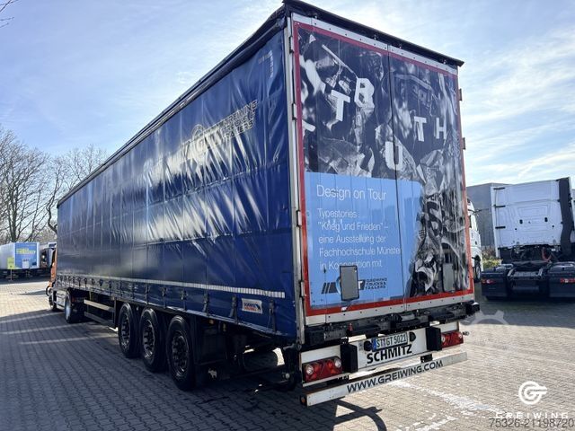 Open semitrailer with tarp SCHMITZ CARGOBULL SCS 24/L - 13.62 E B - (FH MS)