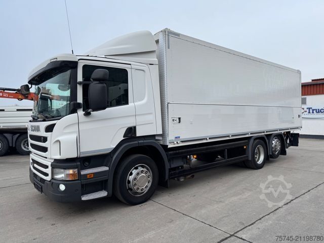 LKW mit Getränkeaufbau SCANIA P 320 * GETRÄNKEWAGEN * LBW 2 TON * GEPFLEGT*TÜV