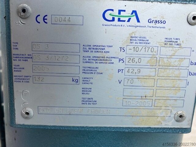 Refrigerant compressor Grasso 411 Compressor