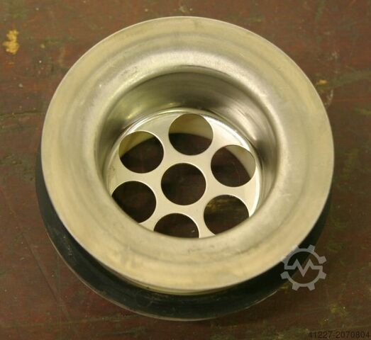 Standrohrventil für Waschbecken Edelstahl Ø 60 mm