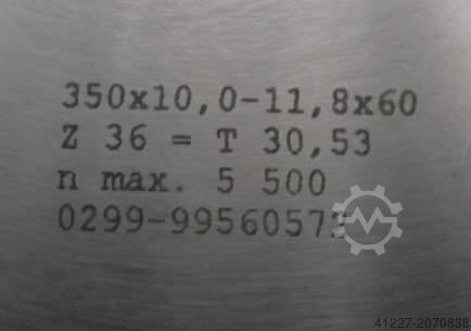 Saw blade AKE Ø 350x10,0-11,8x60