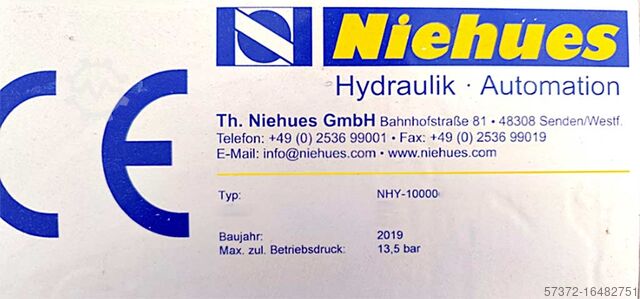 Hydraulikprüfanlage Niehues DN200-DN600