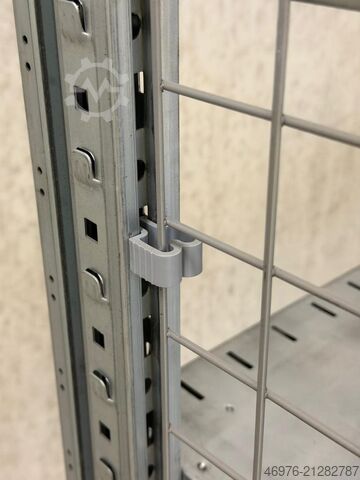 Fachbodenregal Fachboden Magazinregal SSI Schäfer R3000 / Gitter Seitenwand für Ständertiefe: 600 mm
