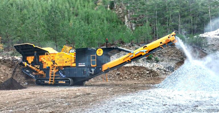 Brechanlage FABO Jaw Crusher hard stone crushing machine 150-300 t/h