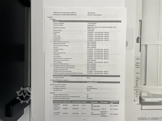 Digitaldruckmaschine Canon imagePRESS V800 only 320.000 clicks