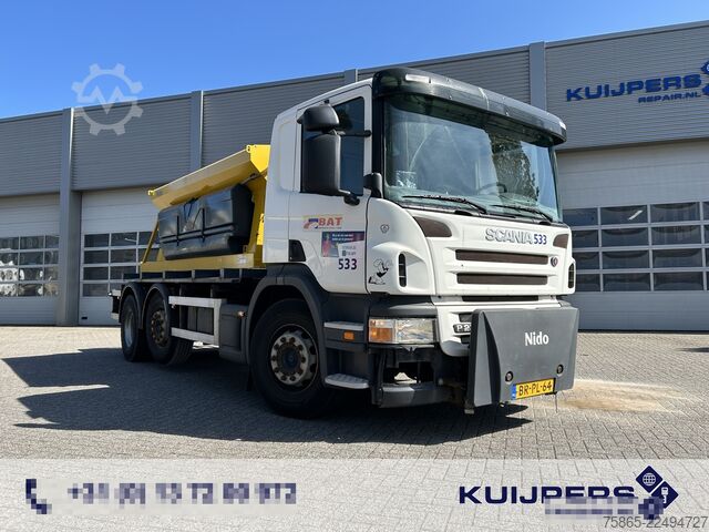 Open body Scania P 230 Euro 3 / Nido Salt Spreader - Salz Streue...