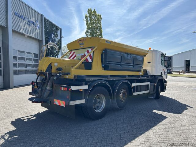 Open body Scania P 230 Euro 3 / Nido Salt Spreader - Salz Streue...