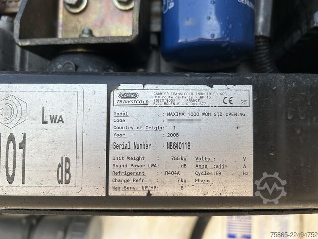 Refrigerated/freezer transport Schmitz Cargobull SKO 24 / Carrier Maxima 1000 -> Not Starting / ...