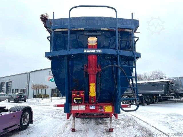 Kipper Auflieger STAS 56m³ Stahlkipper /Hardox/2x Liftachse/Rüttler