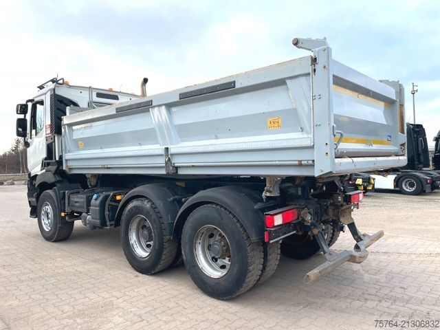 Dreiseitenkipper LKW RENAULT C480/Meiller Kipper/Bordmatik/AP-Achsen/Blatt