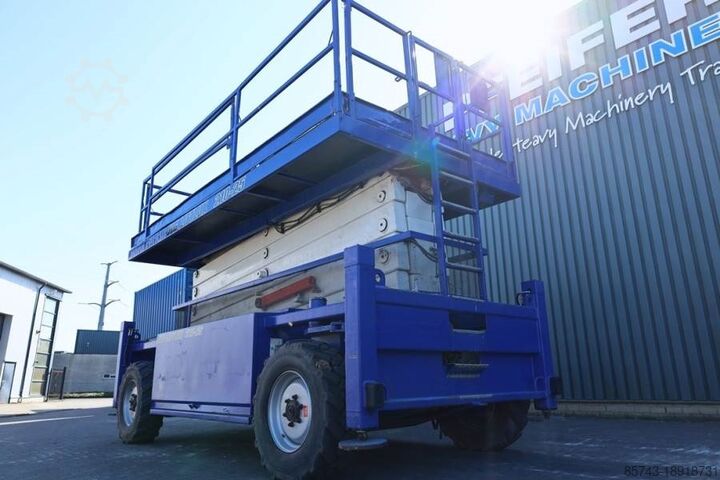 Scherenhebebühne Liftlux SL210-25D4WDS/P Diesel, Hydraulic Deck Extension,
