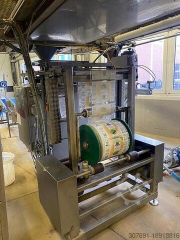 Mehrkopfwaage mit Schlauchbeutelmaschine