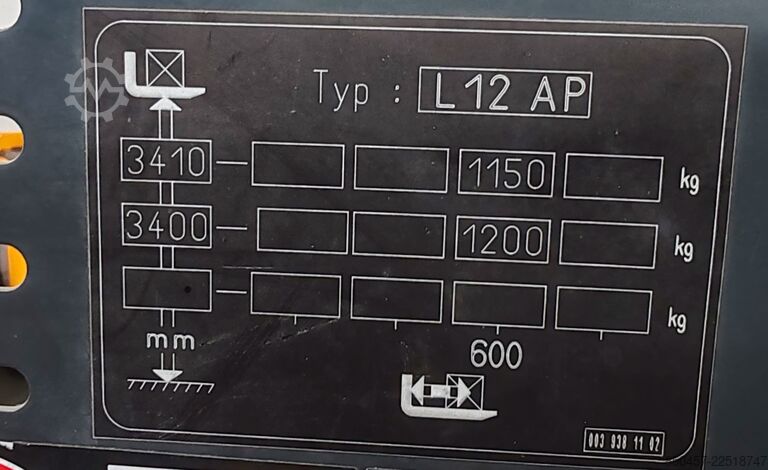 Palettenstapler Linde L12AP DEFECT