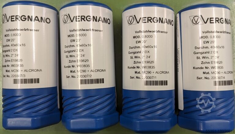 Wälzfräser Vorfäser Vergnano / Saazor Vergnano / Saazor Wälzfräser Vorfäser