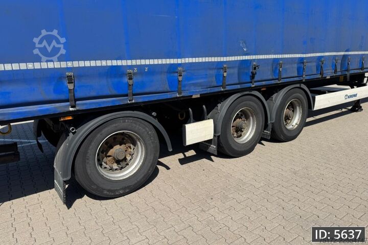 Schiebeplanen Krone SD / Steering axle / Lift axle / Mounted forkli...