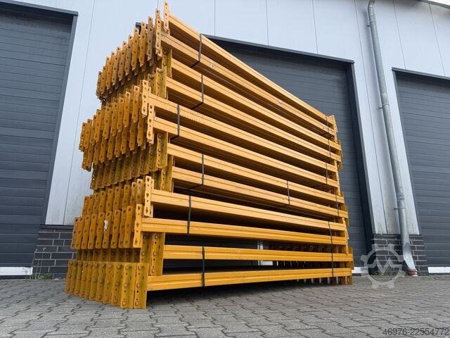 2.700 mm Lichte Weite/ K: 85x50mm / gelb META (Thyssen) Palettenregaltraverse Traverse Regal