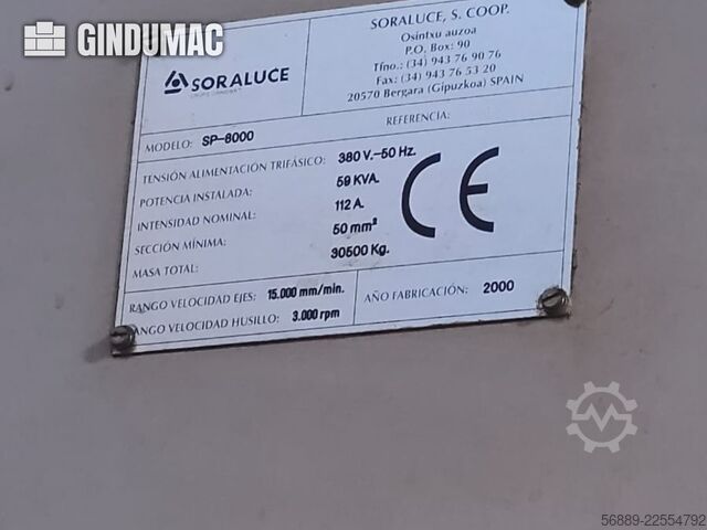 Soraluce SP 8000 Soraluce SP 8000