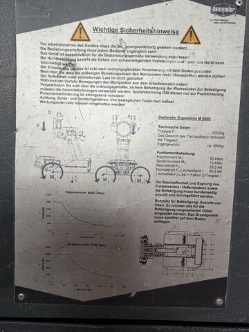 Schweißtisch Demmler Ergonomix M 2000